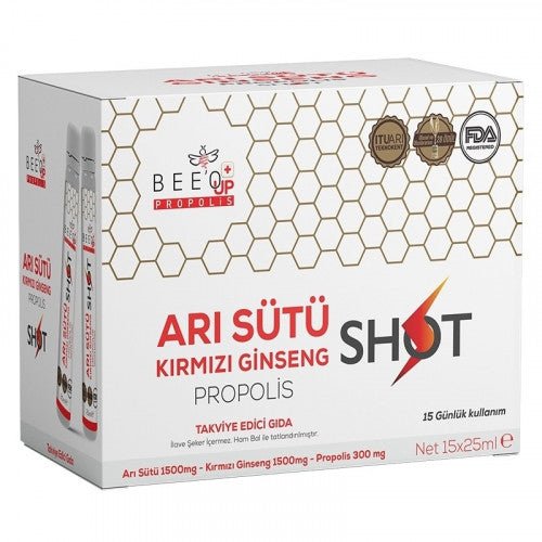 Bee'O | Royal Jelly, Red Ginseng and Propolis Shot - Box of 15 - TryAladdin