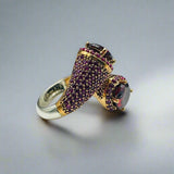 Istanbul Jewelry | Ruby Turkish Design Handmade Silver Ring - TryAladdin