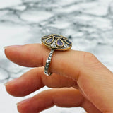 Istanbul Jewelry | Amethyst Turkish Design Handmade Silver Ring - TryAladdin