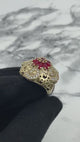 Istanbul Jewelry | Ruby Turkish Design Vintage Handmade Silver Ring