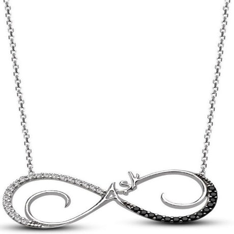 Taki | Infinite Love Ladies Silver Necklace Valentine Gift - TryAladdin