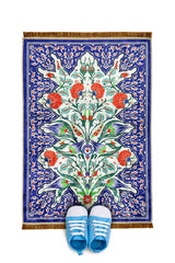 Bursa Ipek | Saks Velvet Children's Prayer Rug - TryAladdin