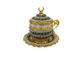 Lavina | Turkish Coffee Cup With Pearl Design - TryAladdin